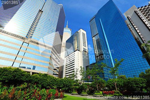 Image of Business district in Hong Kong