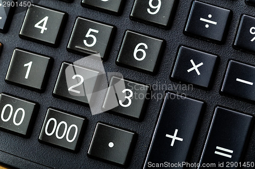 Image of Black calculator