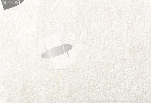 Image of White cotton towel texture