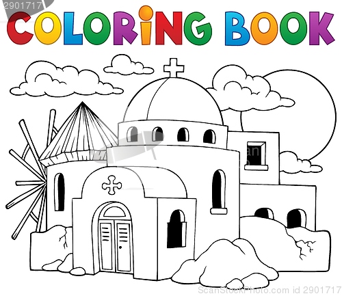 Image of Coloring book Greek theme 2