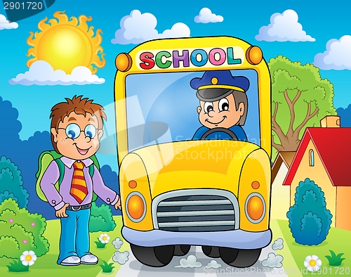 Image of Image with school bus topic 4