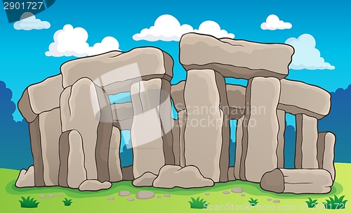 Image of Ancient stone monument theme 2
