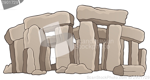 Image of Ancient stone monument theme 1