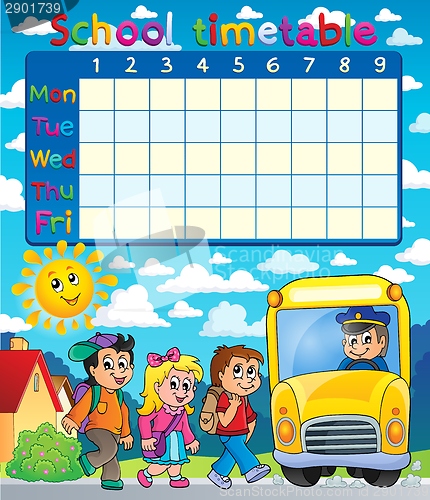 Image of School timetable composition 6