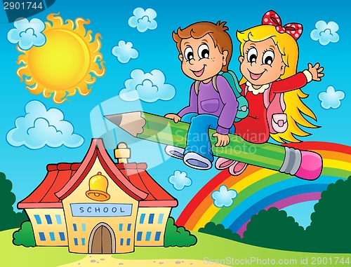 Image of School kids theme image 7