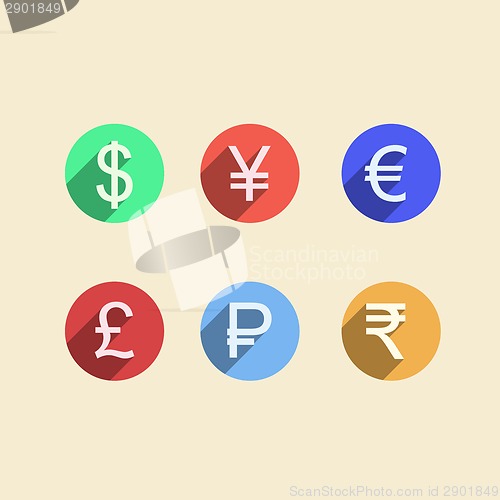 Image of Flat vector icons for moneymaker
