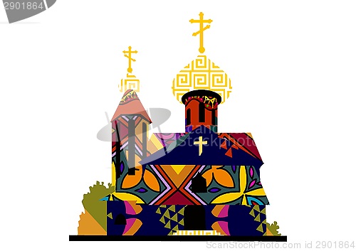 Image of Decorated church