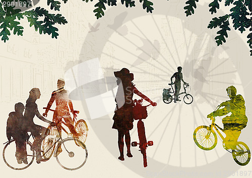 Image of People and Bikes