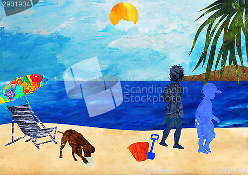 Image of Child on a beach