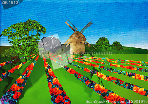Image of Dutch landscape