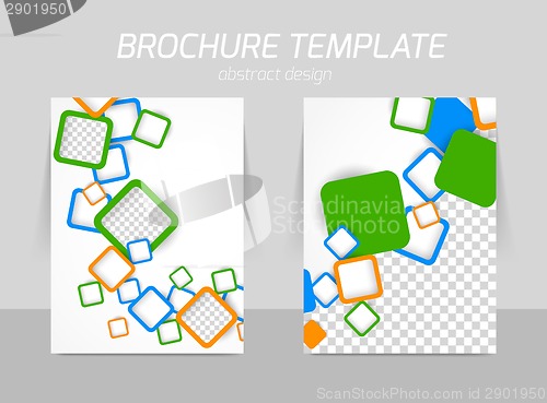 Image of flyer template design