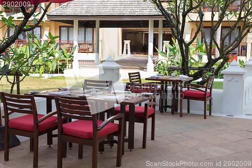 Image of open-air restaurant