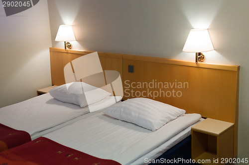 Image of interior of a room in a hotel