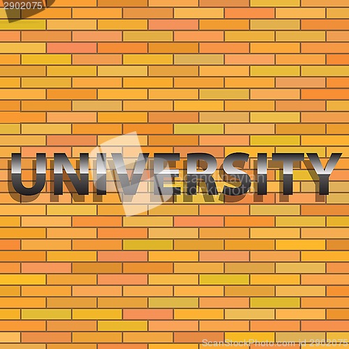 Image of university sign