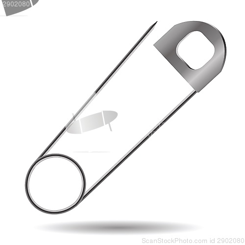 Image of steel safety pin