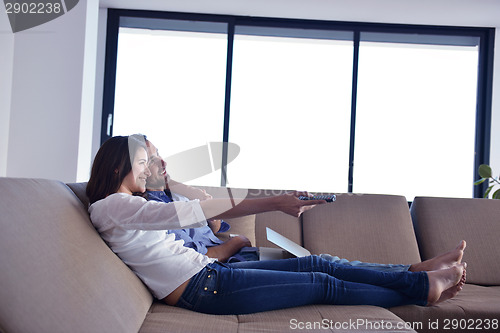 Image of Couple on sofa