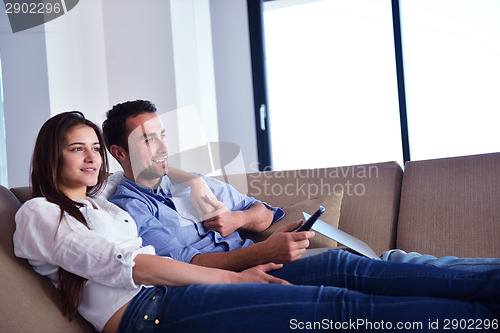 Image of Couple on sofa
