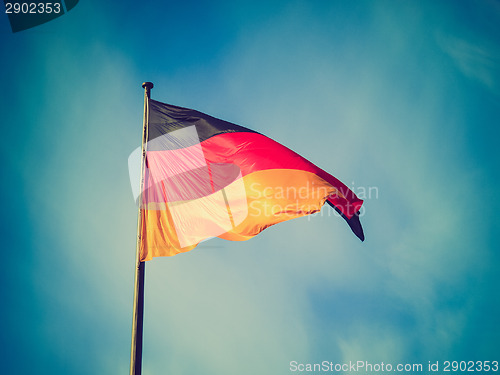 Image of Retro look German flag