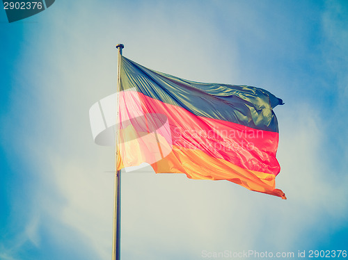 Image of Retro look German flag