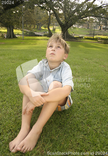 Image of Sitting in an urban park