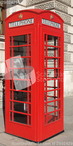 Image of London telephone box