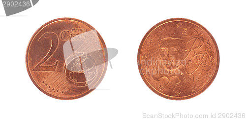 Image of 2 Euro cent coin