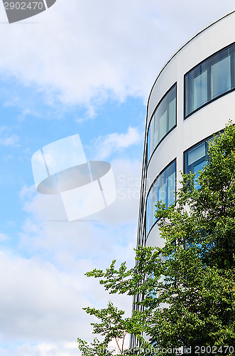 Image of Modern office building with mirrored windows