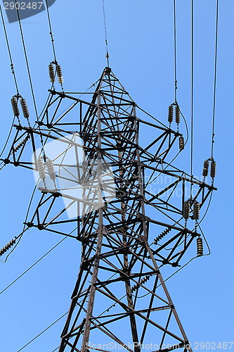 Image of electricity pylon power line