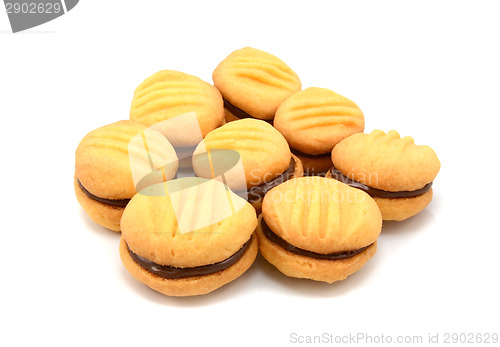 Image of Yo-yo biscuits filled with chocolate
