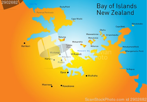 Image of Bay of Island, New Zealand,