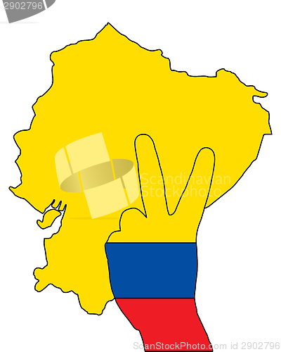 Image of Ecuador hand signal