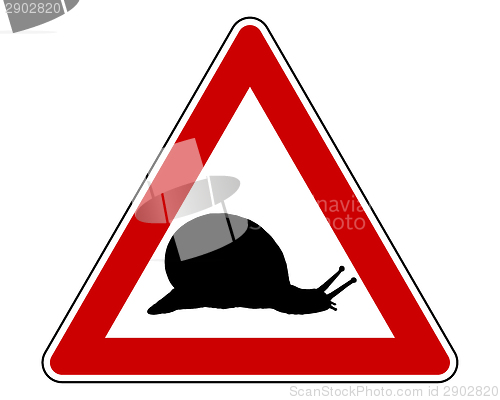 Image of Slug warning