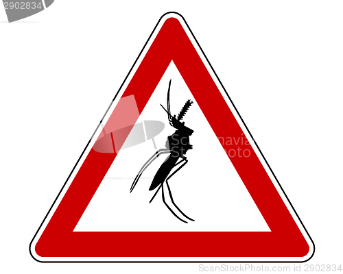 Image of Mosquito warning sign