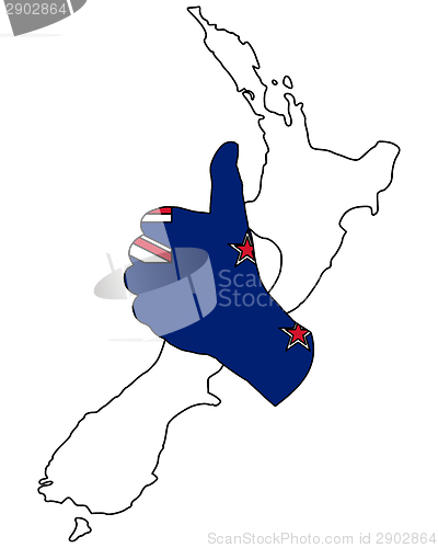 Image of New Zealand hand signal