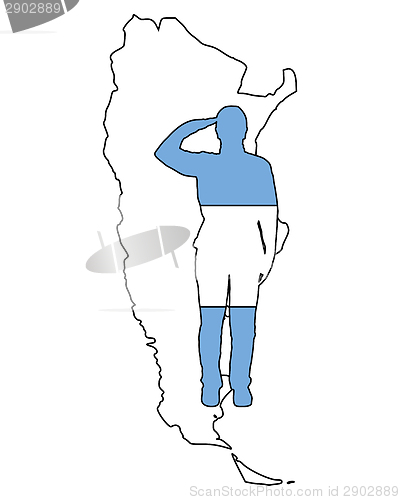 Image of Argentinian salute