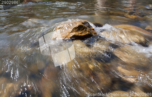 Image of Water stream in high mountains