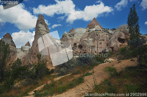 Image of Ancient stone houses of Cappadocia