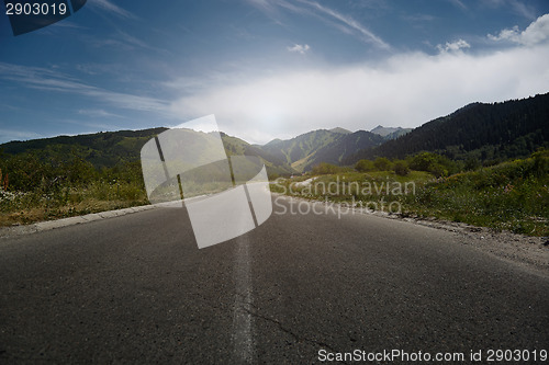 Image of Motor road in highland