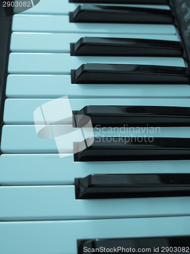 Image of Music keyboard keys