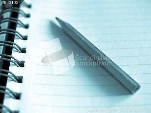 Image of Blank notebook page