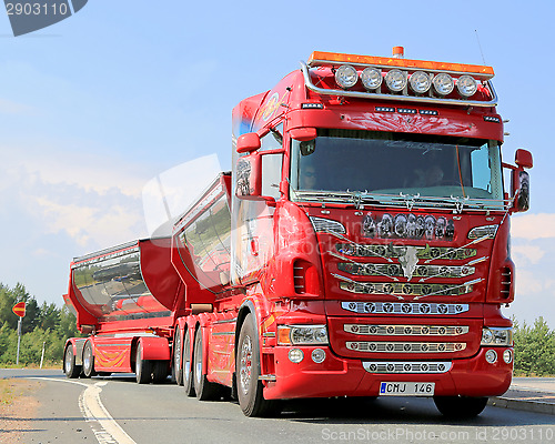 Image of Show Truck Scania R480 Big Chief in Lempaala, Finland