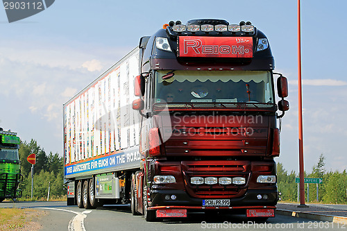 Image of Show Truck DAF XF 105 Reich in Lempaala, Finland