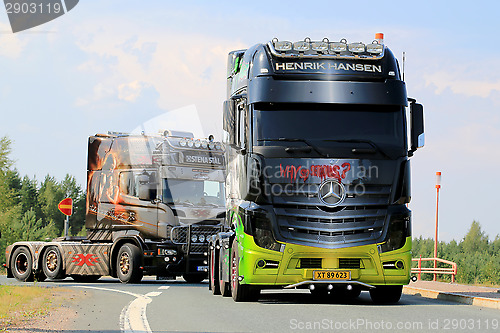 Image of Mercedes-Benz Actros Show Truck Joker in Finland