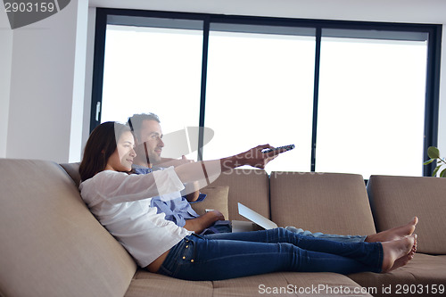 Image of Couple on sofa