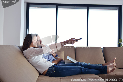 Image of Couple on sofa