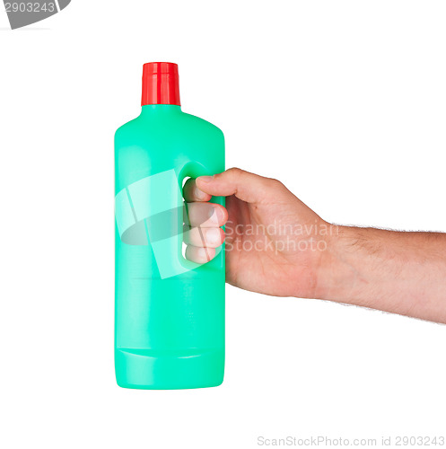 Image of Plastic bottle cleaning-detergent