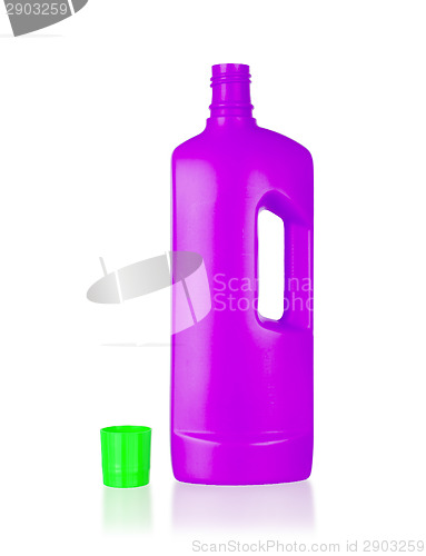 Image of Plastic bottle cleaning-detergent