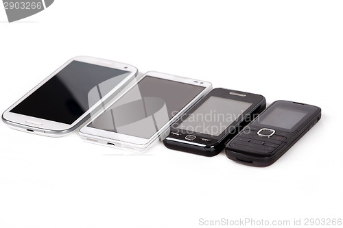 Image of collection of cell phones