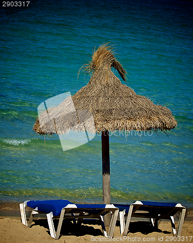 Image of Thatched Umbrella 