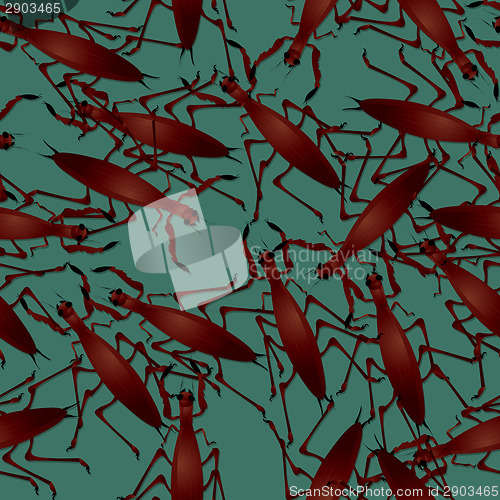 Image of Seamless bugs